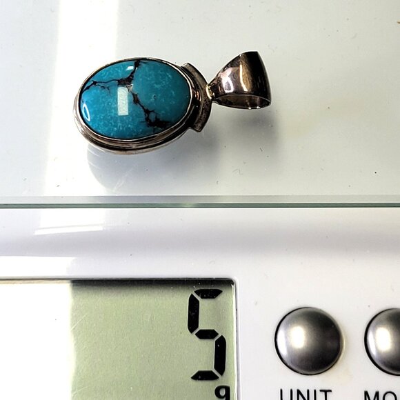 Oval Turquoise Pendant - Picture 10 of 10